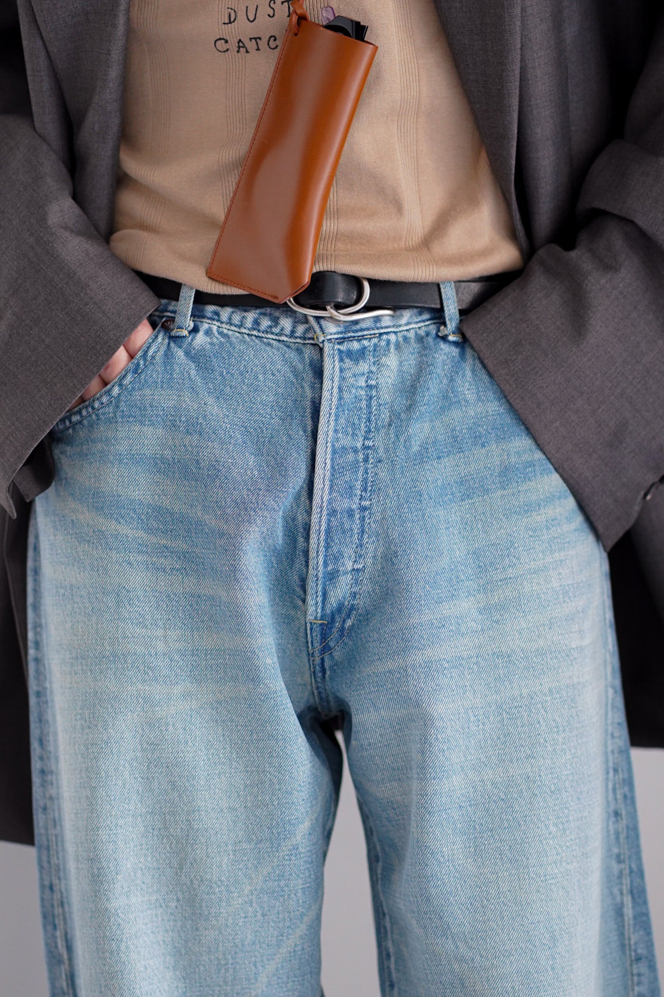 OVERSIZE FIT DENIM PANTS