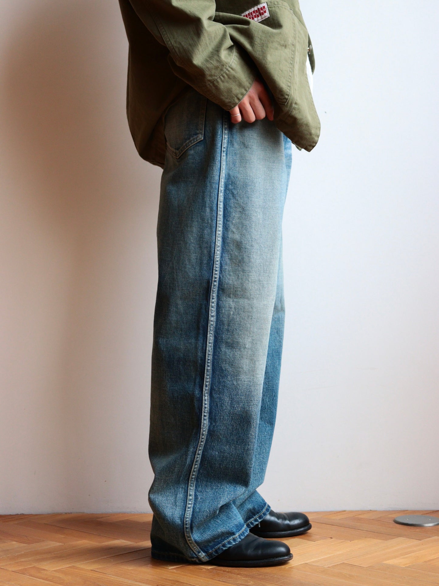 cattleman denim pant -painted-