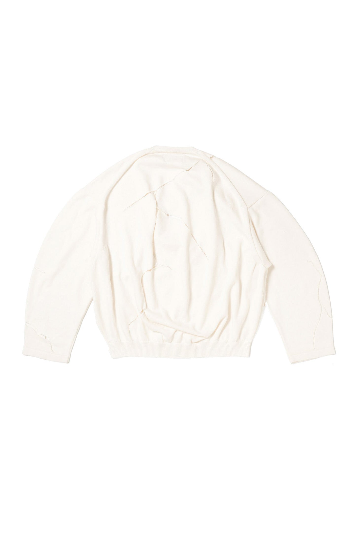 CRACKED EGG KNIT PULLOVER