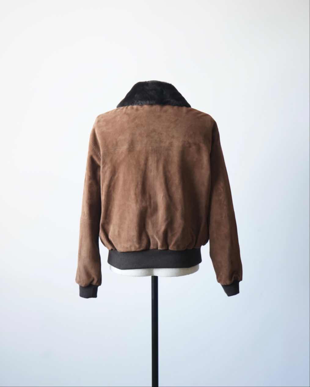 GOAT SUEDE ZIP BLOUSON