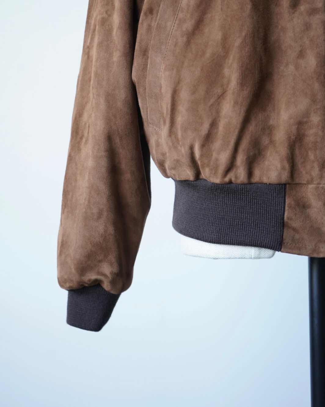 GOAT SUEDE ZIP BLOUSON