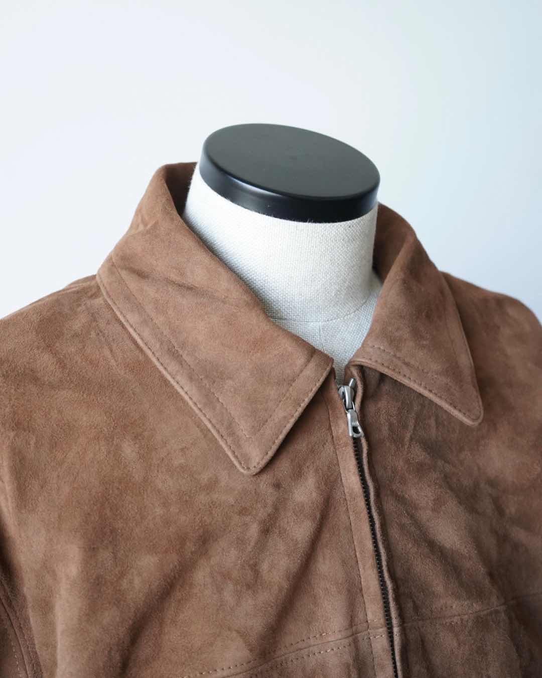 GOAT SUEDE ZIP BLOUSON