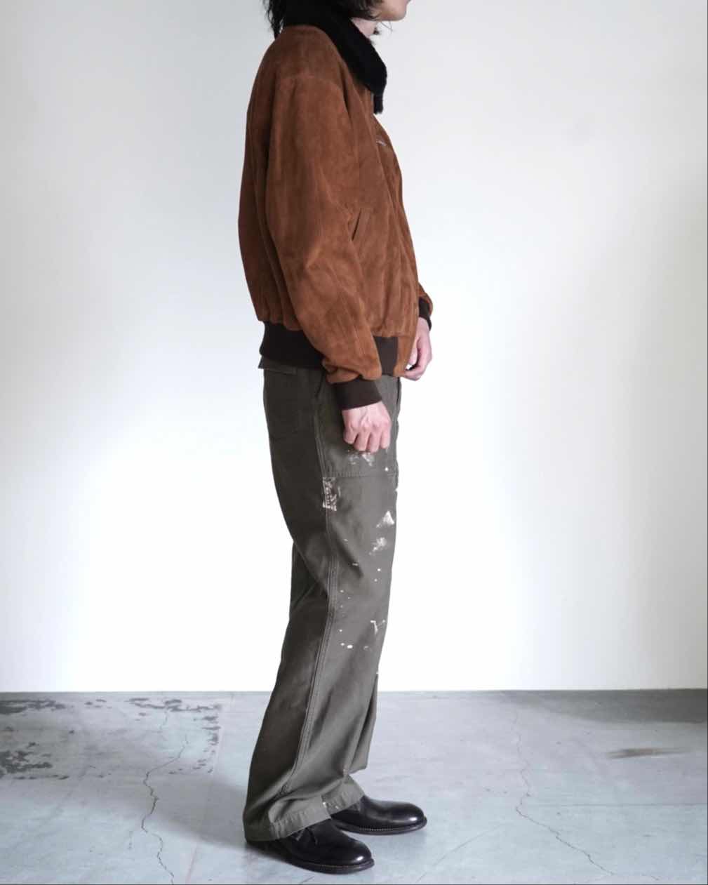 GOAT SUEDE ZIP BLOUSON