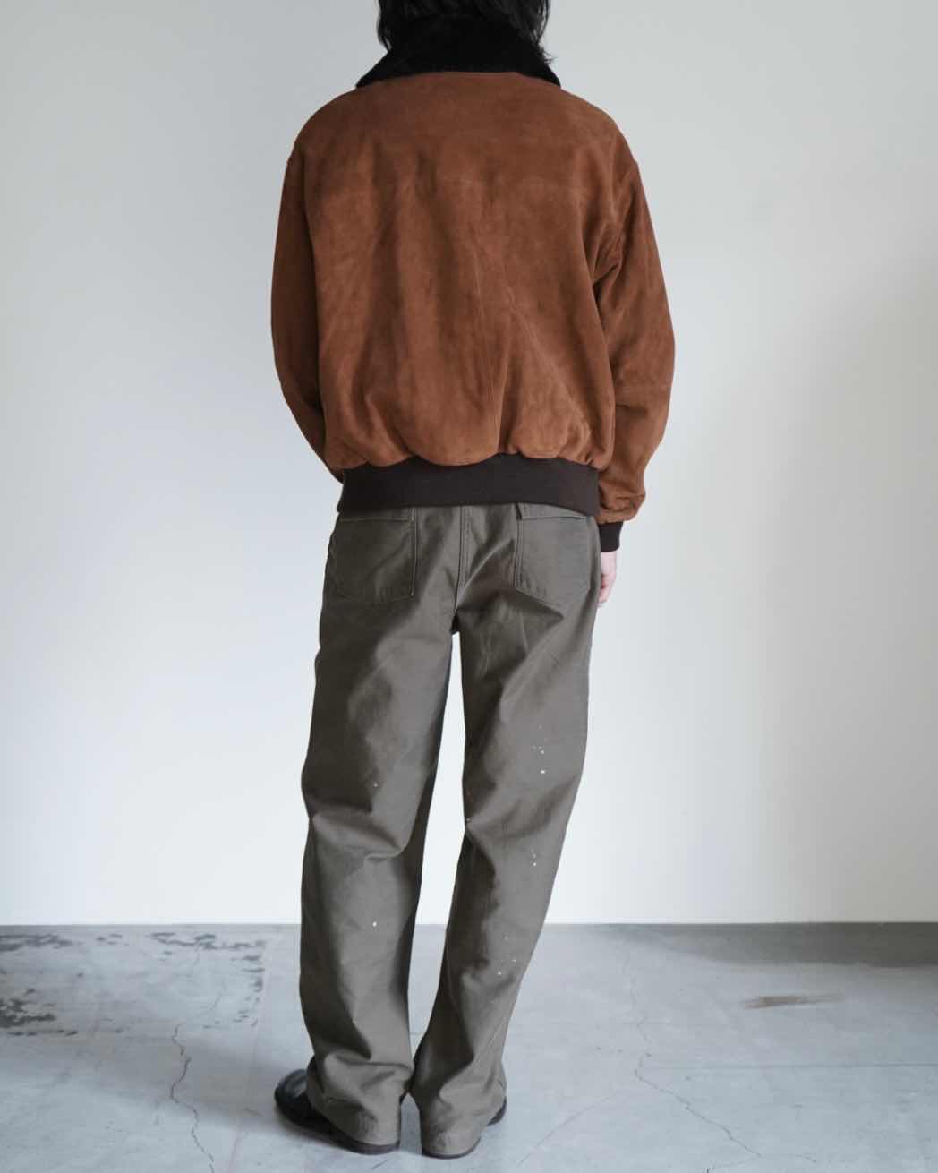 GOAT SUEDE ZIP BLOUSON