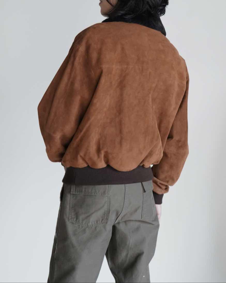 GOAT SUEDE ZIP BLOUSON