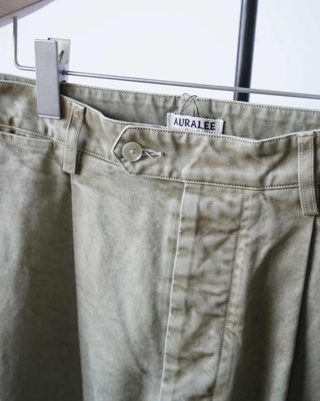 PRODUCT DYED FINX CHINO ONE-TUCK PANTS