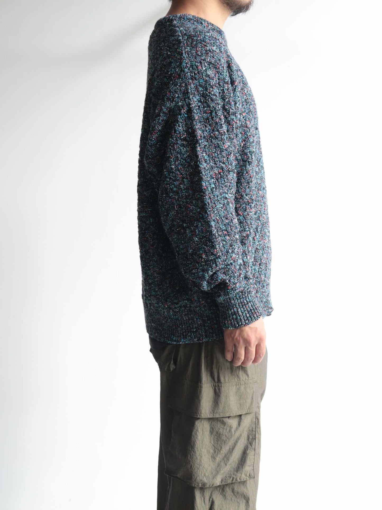 MIX COLOURS LOOSE KNIT