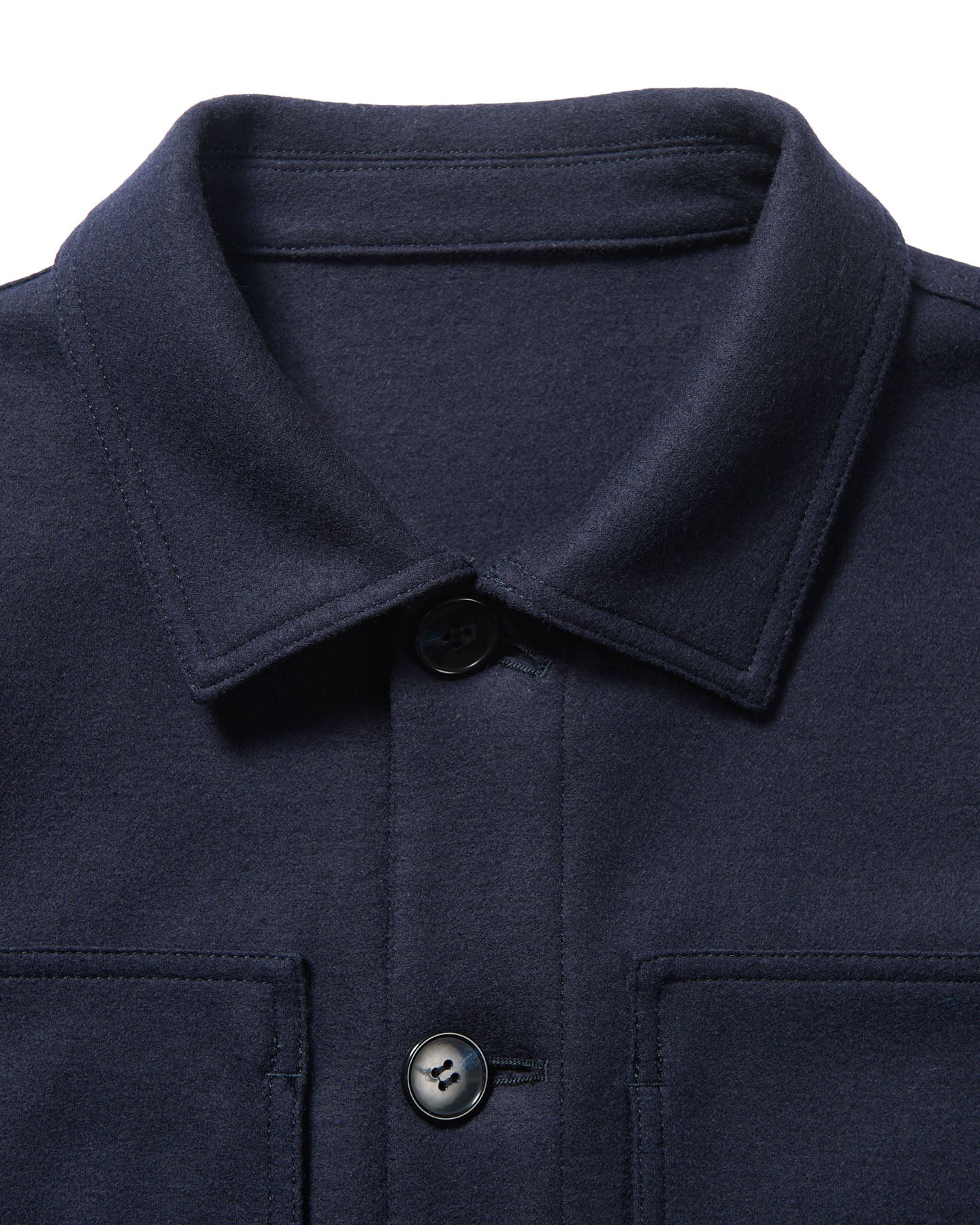 HARD MELTON CPO BLOUSON