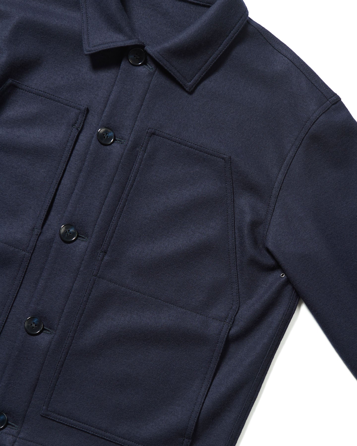 HARD MELTON CPO BLOUSON