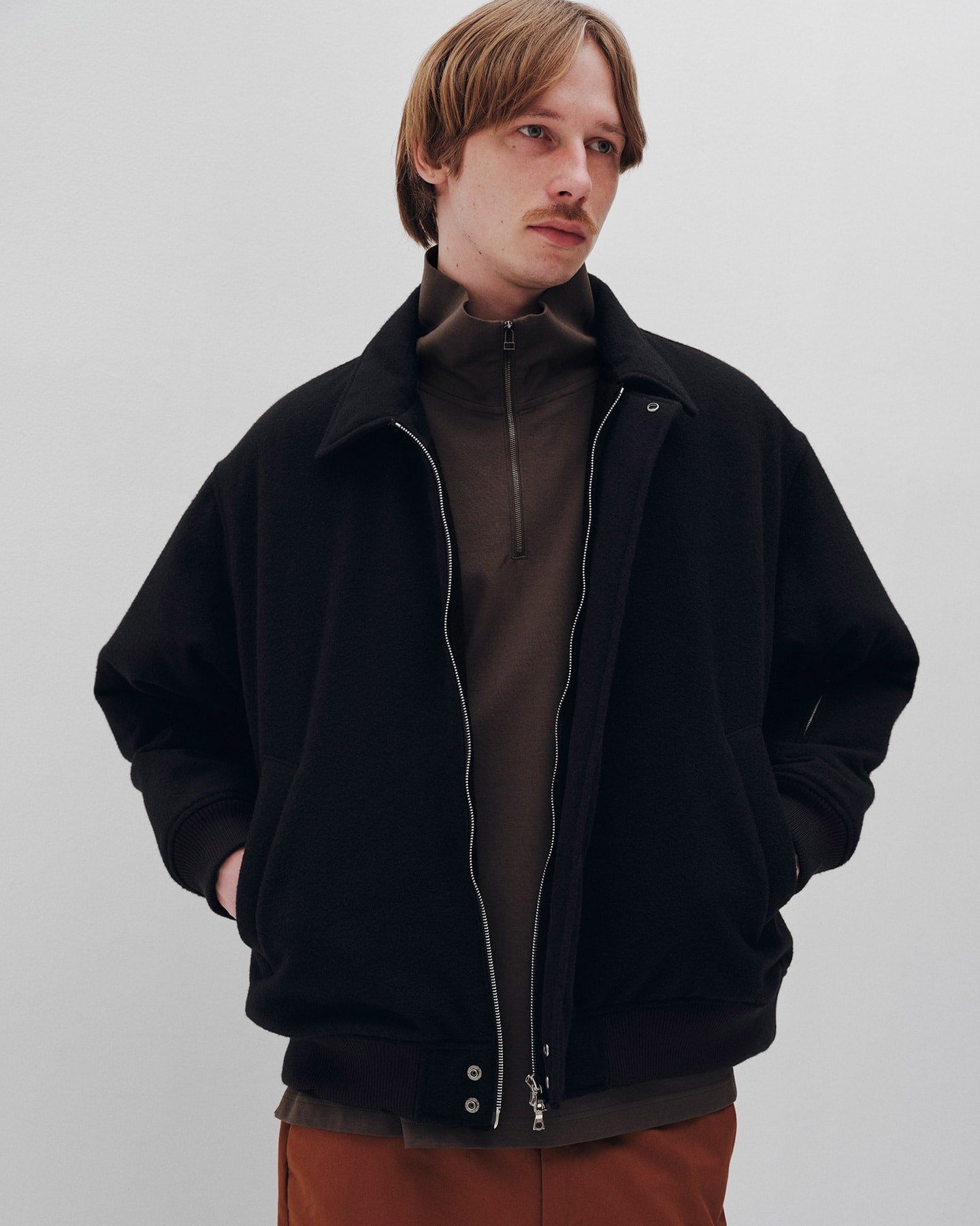 WOOL MOSSER SHORT JACKET