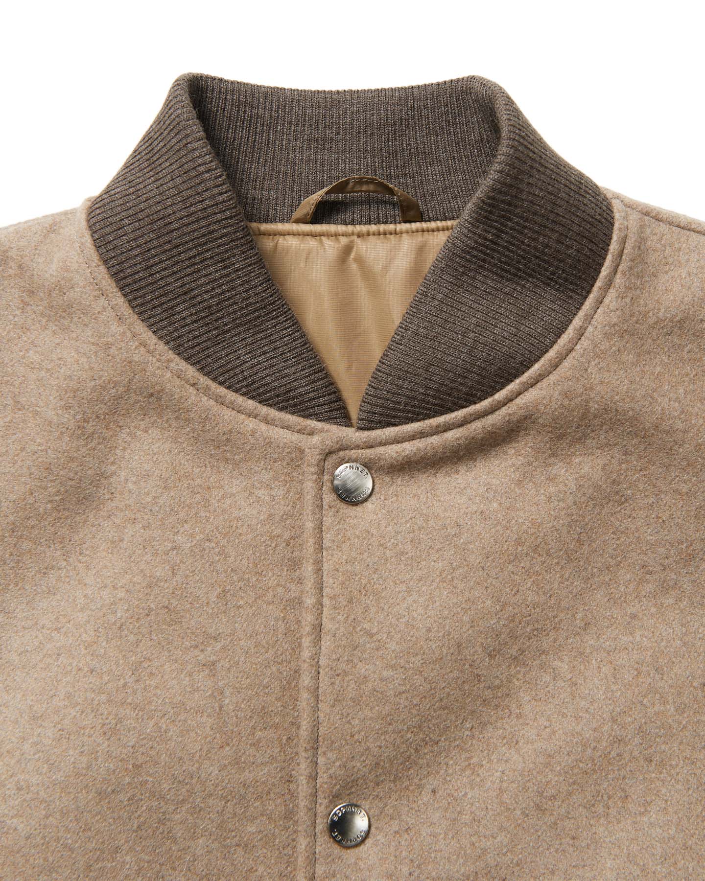 LEATHER SLEEVE VARSITY JACKET