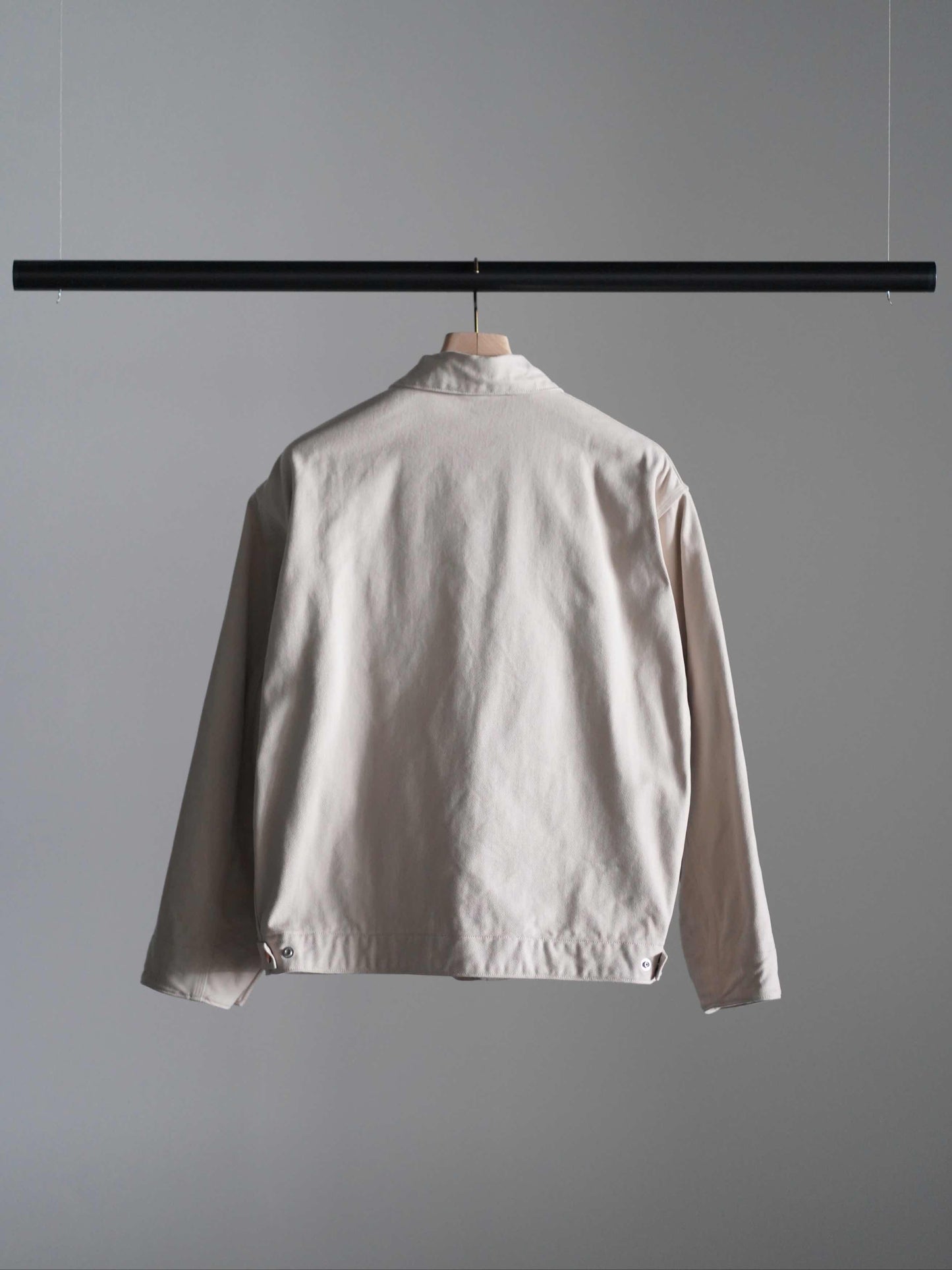 コットンツイル ジップショートジャケット