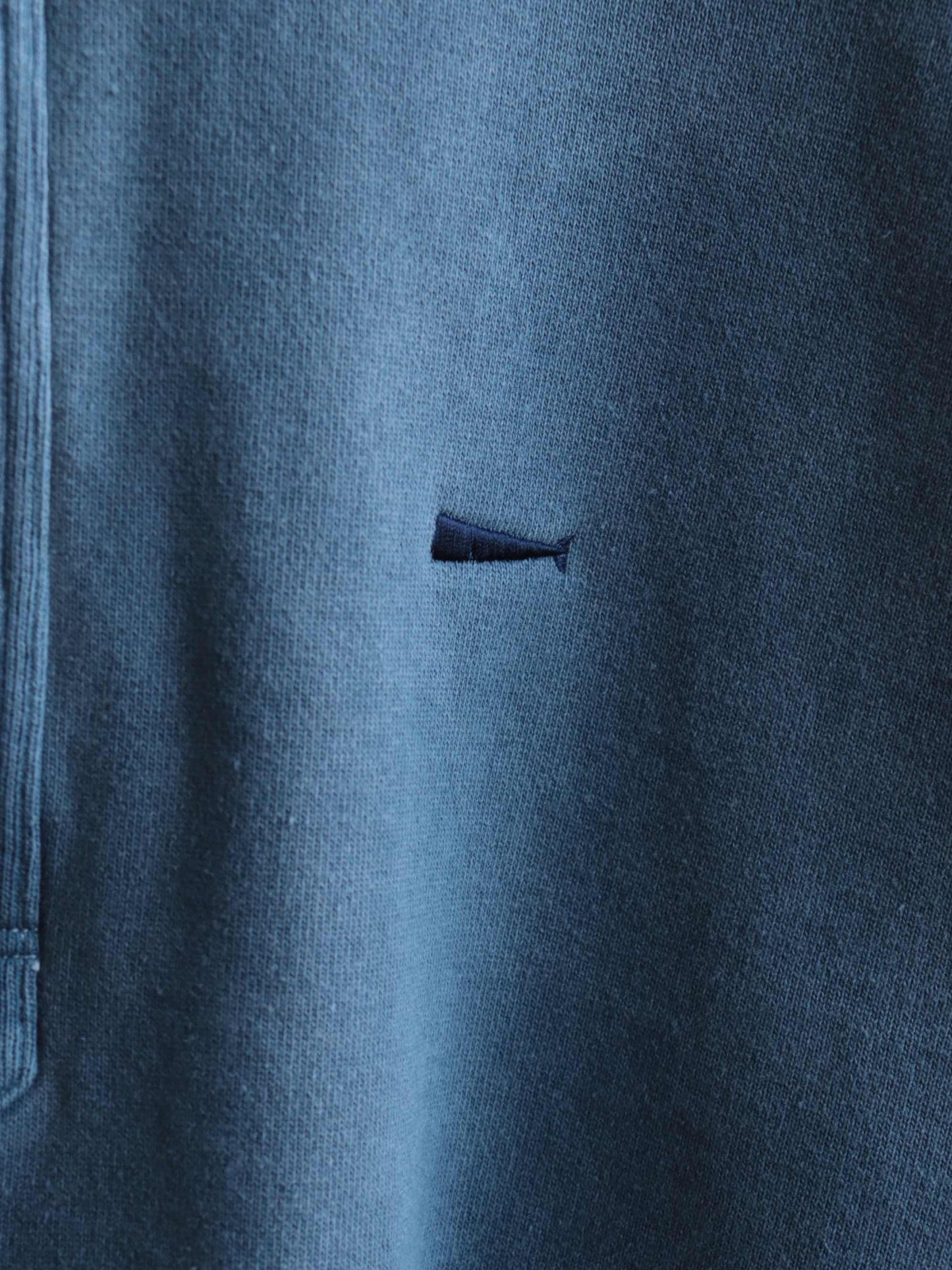 VOIL HENLEY NECK PIGMENT DYE