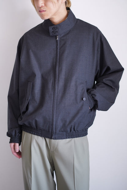 ULTRA FINE TROPICAL WOOL ZIP BLOUSON