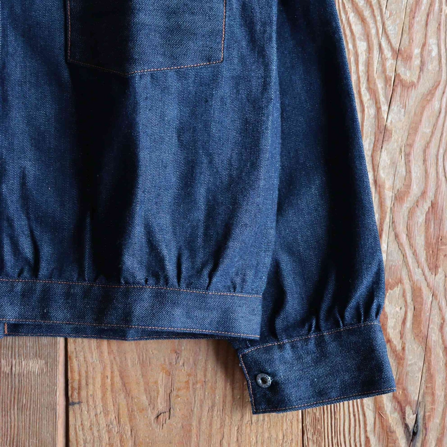 BOWERY BLUE MAKERS / TYPE CAPITAL Authentic Blouse 12oz