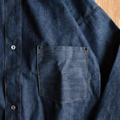 BOWERY BLUE MAKERS / TYPE CAPITAL Authentic Blouse 12oz
