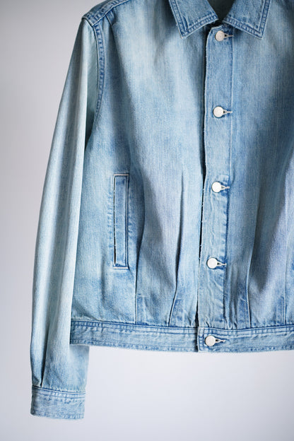 FADED SELVEDGE LIGHT DENIM BLOUSON