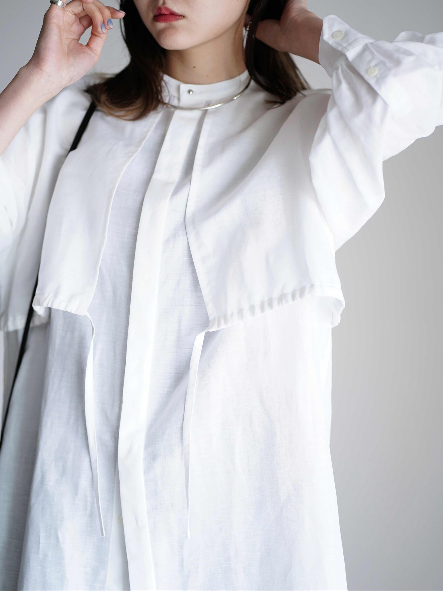 C/L BALOON SLEEVE DRESS