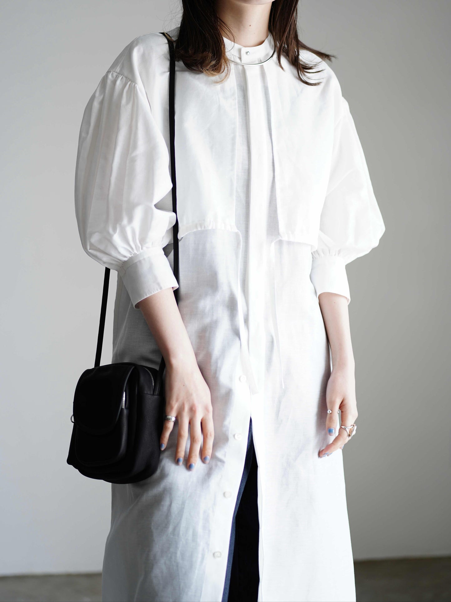 C/L BALOON SLEEVE DRESS