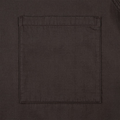 SOFT CW SHORT SLEEVE OPEN SHIRT BROWN