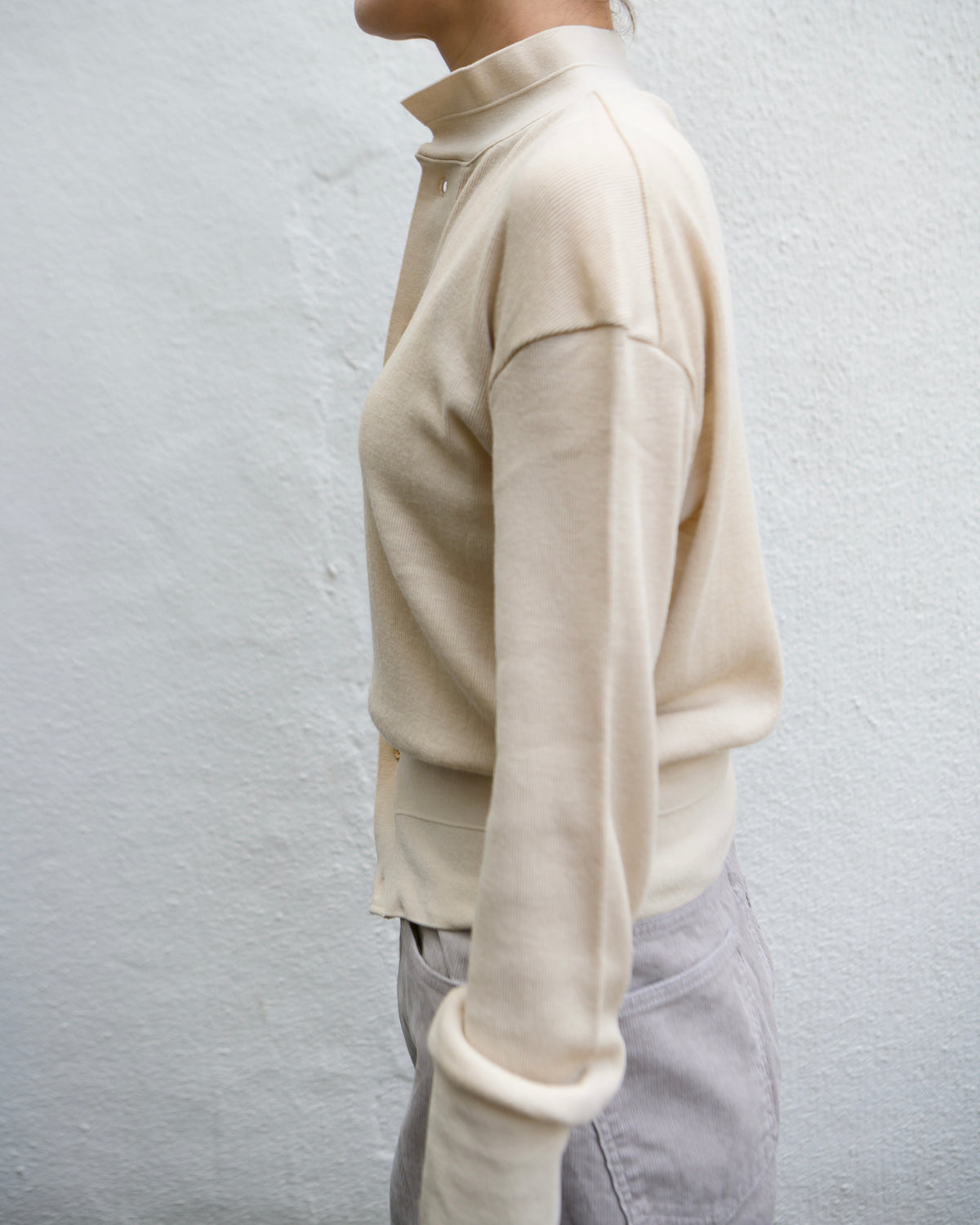 WASHABLE WOOL CARDIGAN