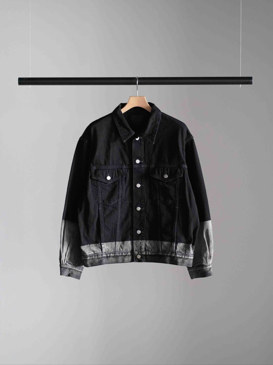 LASER PROCESSED DENIM TROCKER JACKET