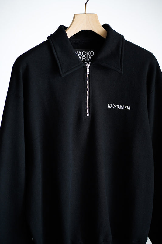 HEAVY WEIGHT PULLOVER HARF ZIP SWEAT SHIRT