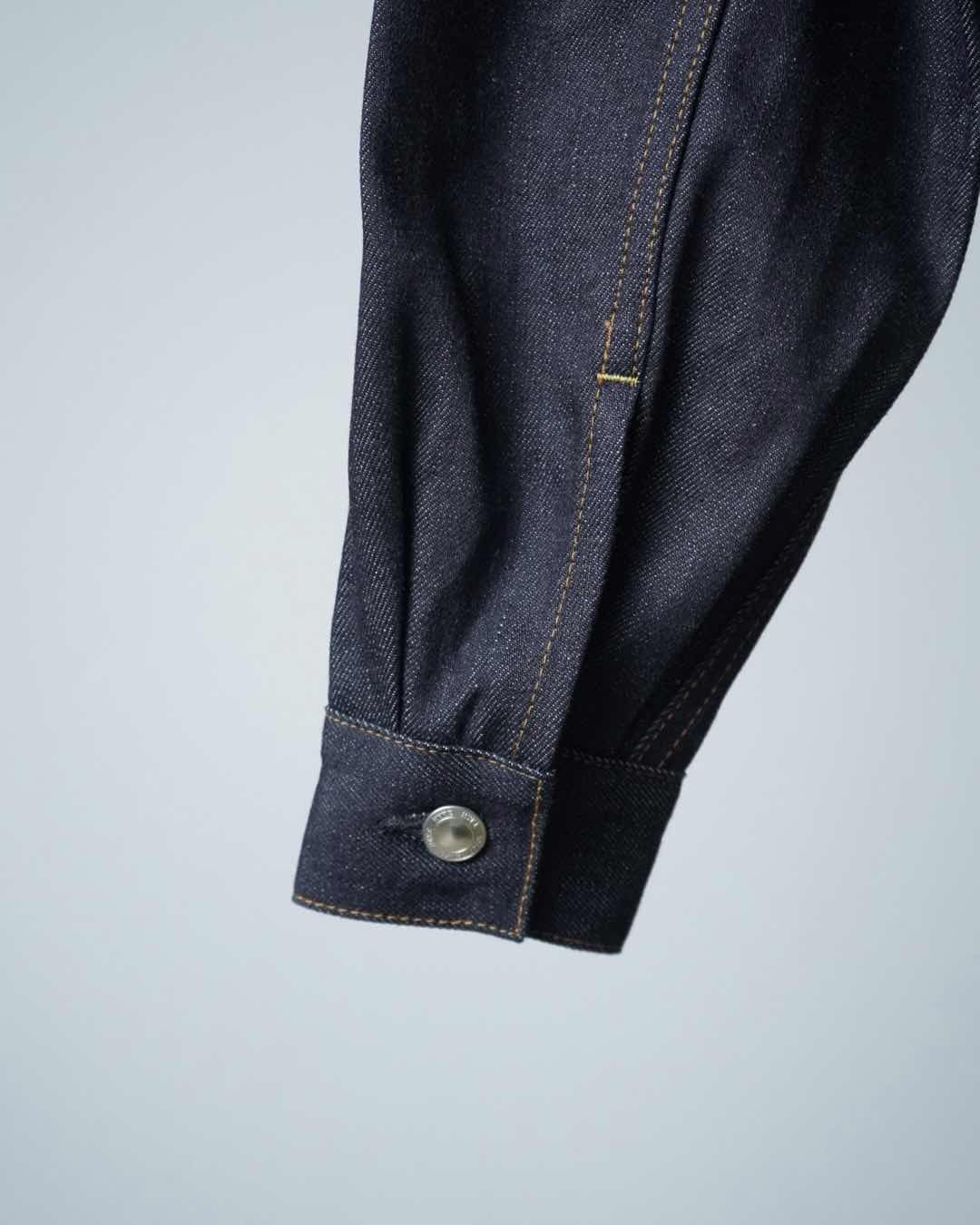 BALLOON SLEEVE DENIM JACKET/TYPE 2 REGULAR FIT