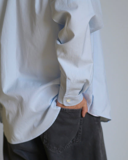 WASHED FINX TWILL BIG SHIRT