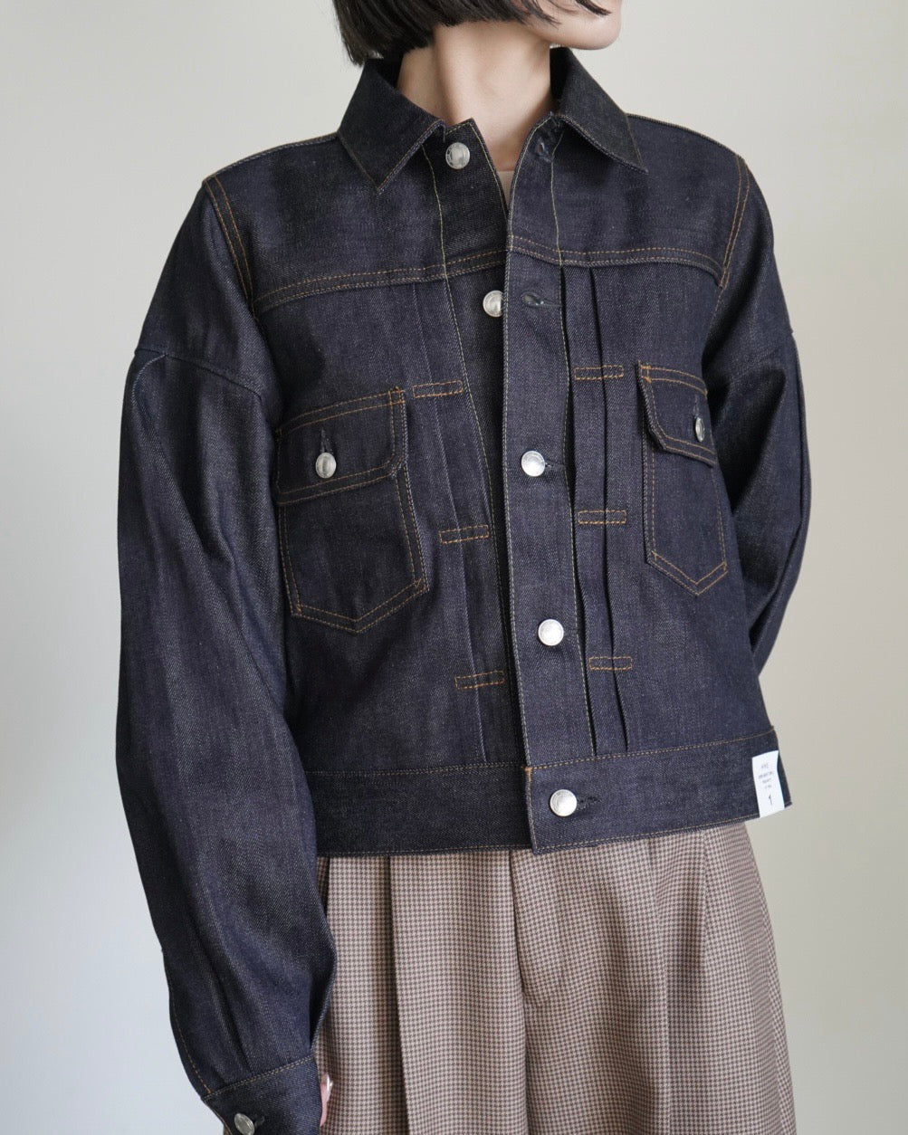 BALLOON SLEEVE DENIM JACKET/TYPE 2 REGULAR FIT