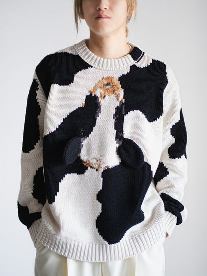 ACTING COW KNIT PULLOVER