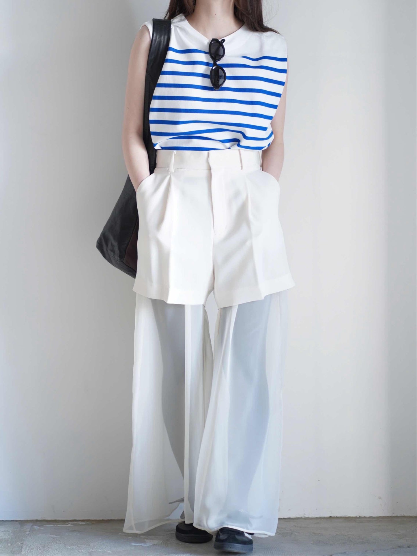 OXFORD LAYERED PANTS