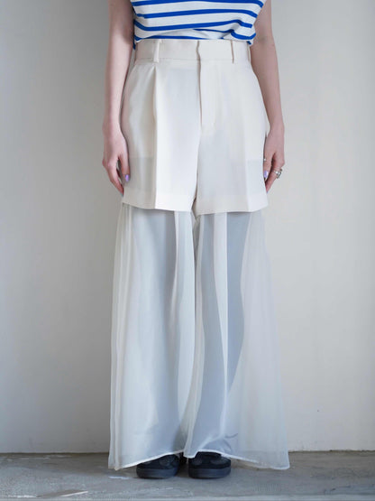 OXFORD LAYERED PANTS