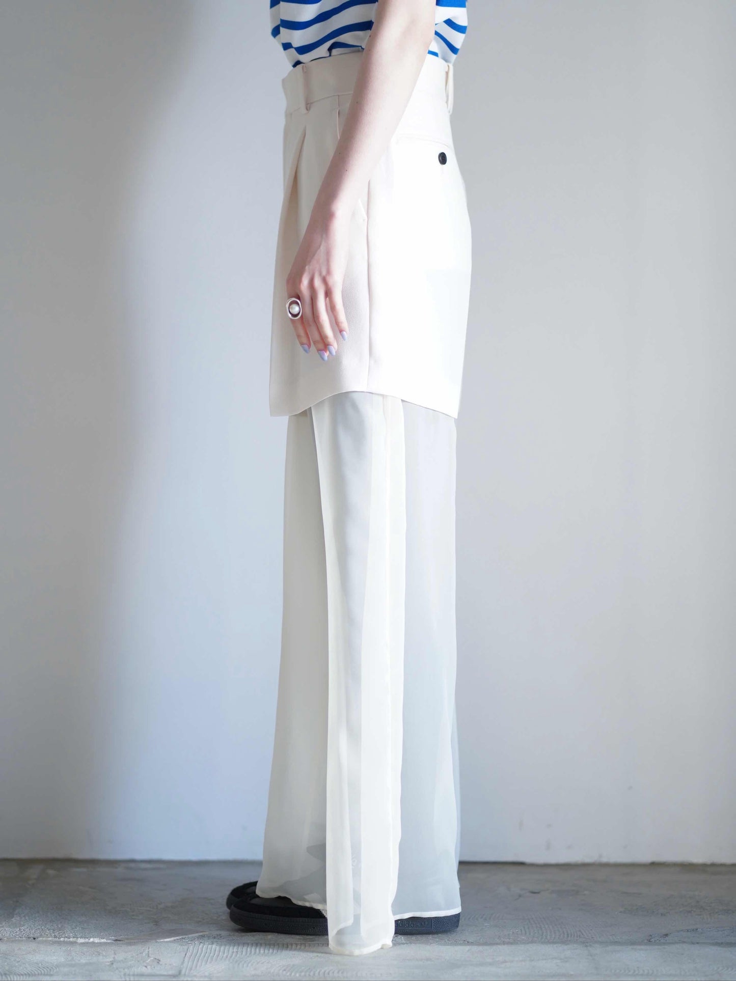 OXFORD LAYERED PANTS