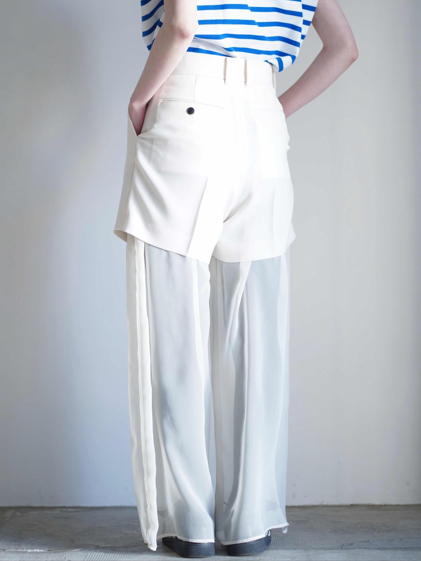 OXFORD LAYERED PANTS