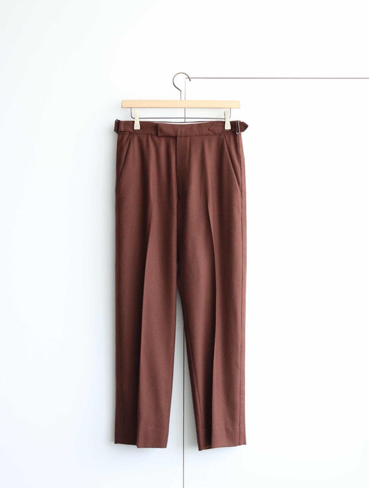 COVERED STRAIGHT FIT TROUSERS