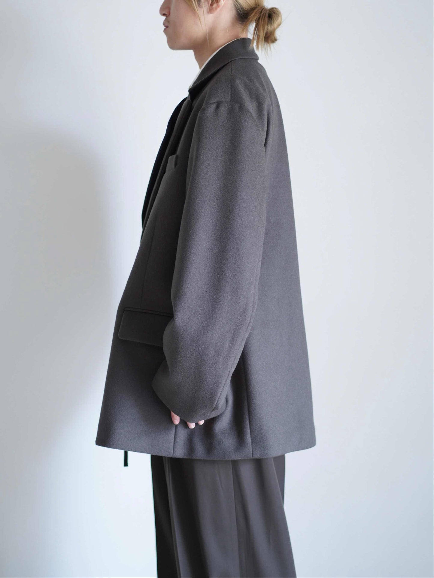 OVERSIZED DOUBLE LAPELLED JACKET