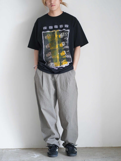 COTTON CASUAL PANTS CHARCOAL