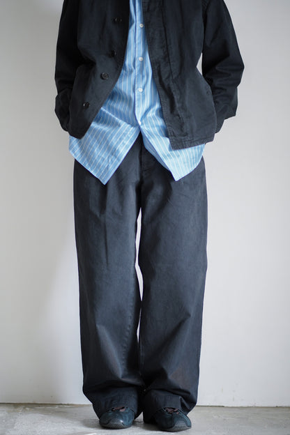 GARMENT-DYED FINX LIGHT CHINO ONE-TUCK WIDE PANTS