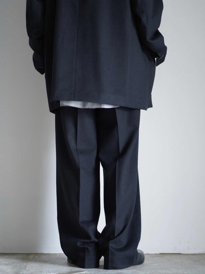 W/CA BEAVER STRAIGHT TROUSERS