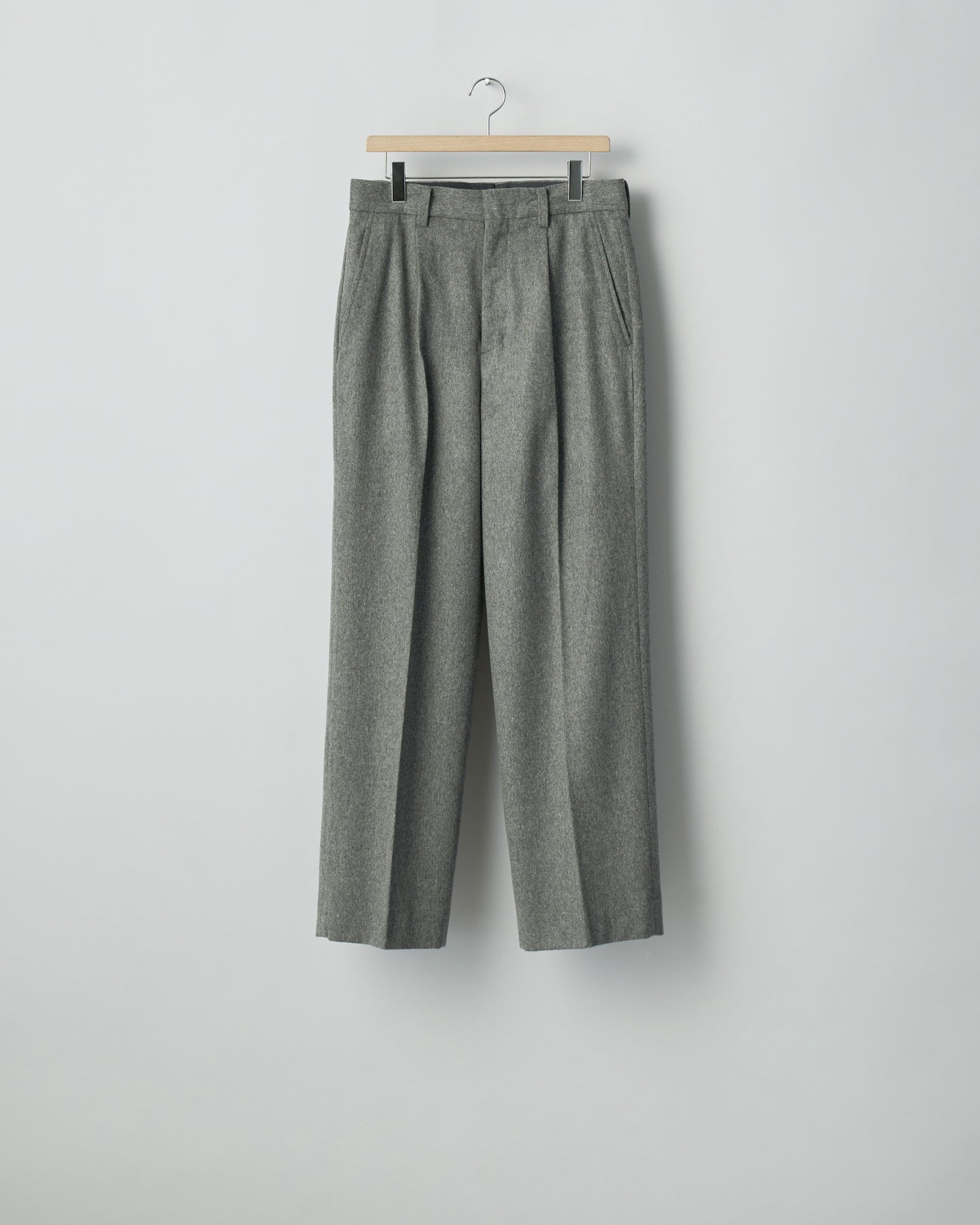 W/CA BEAVER STRAIGHT TROUSERS