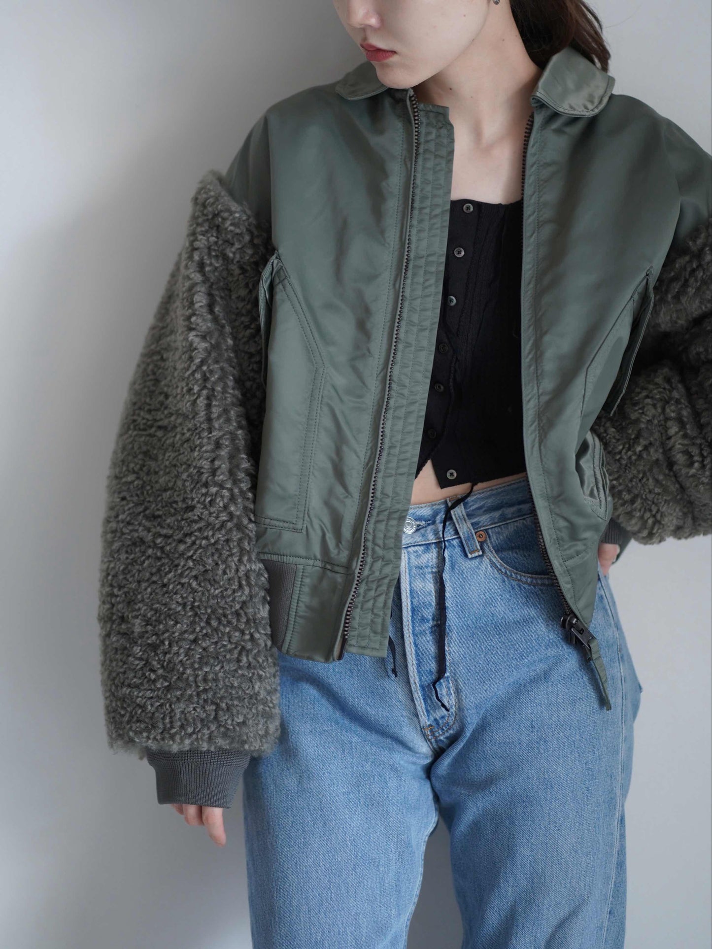 FAUX SHEARLING TYPE CWU-45/P JACKET