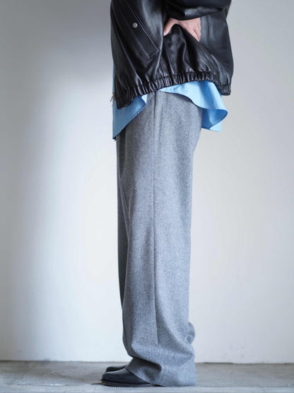 W/CA BEAVER STRAIGHT TROUSERS