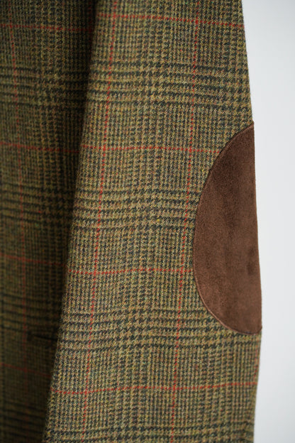 BRITISH TWEED OVERSIZED PEAK LAPEL JACKET