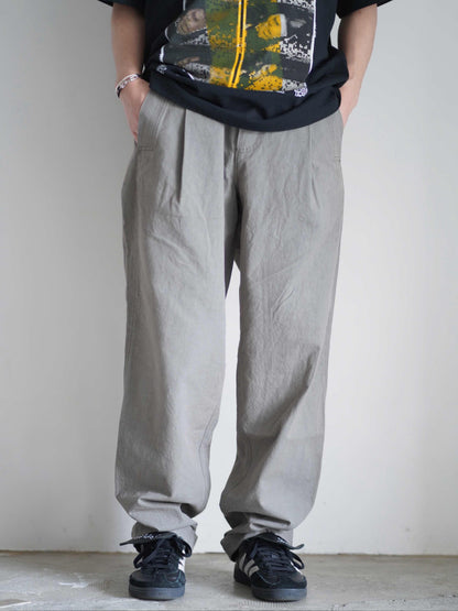 COTTON CASUAL PANTS CHARCOAL