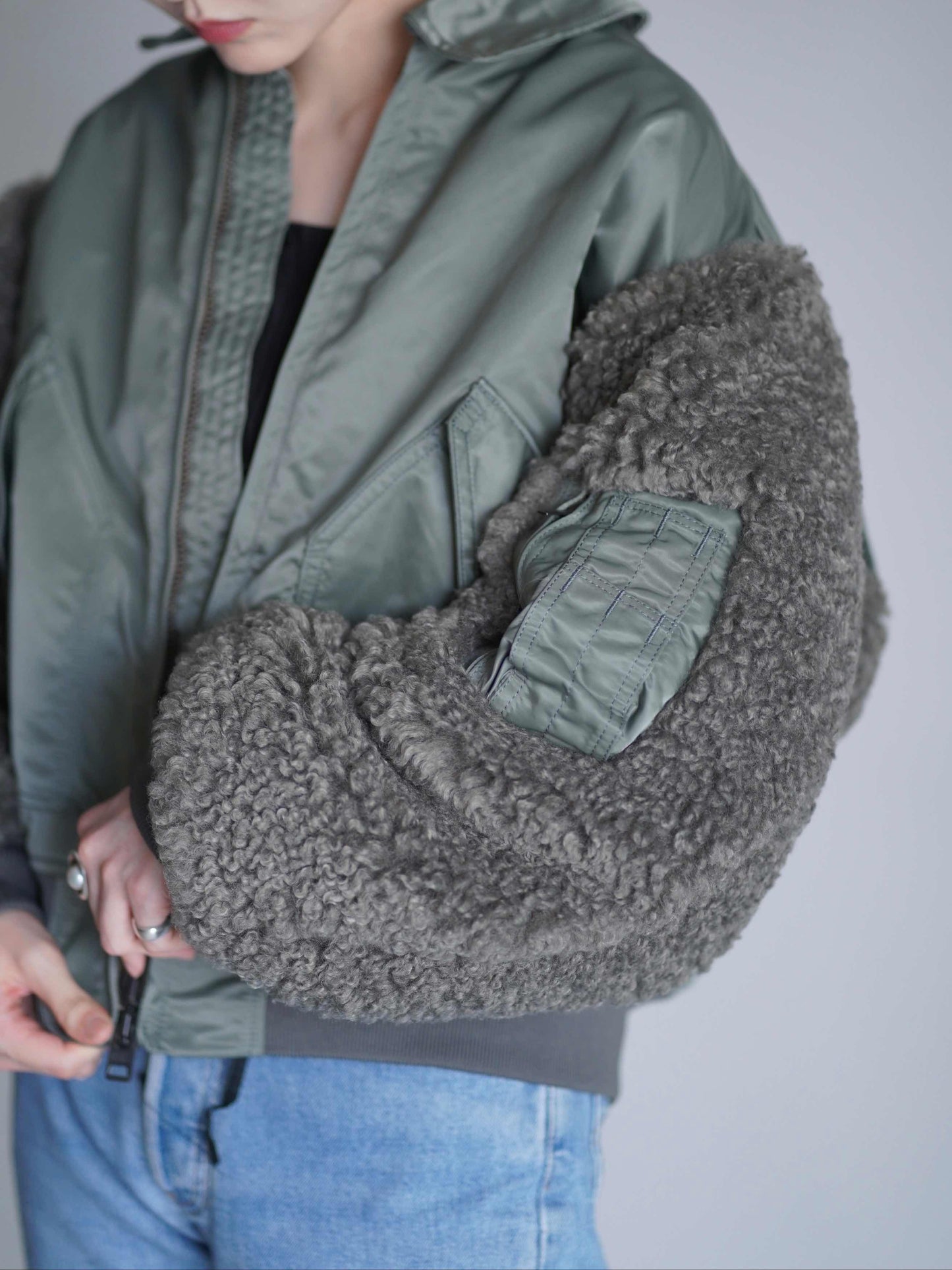 FAUX SHEARLING TYPE CWU-45/P JACKET