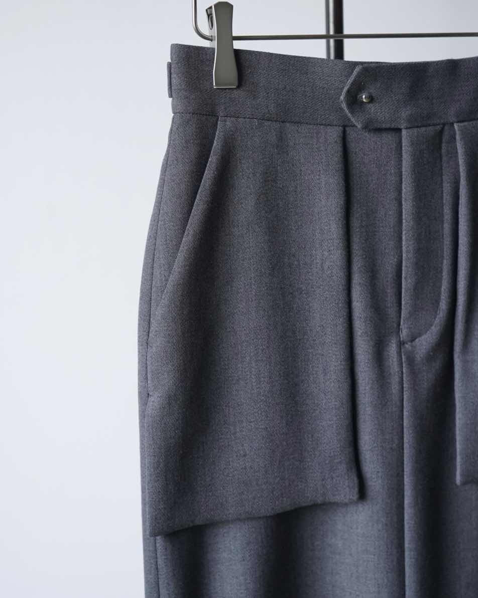 DOESKIN MIDI SKIRT