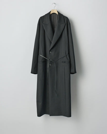 OVERSIZED MAXI-LENGTH PEAK LAPEL COAT