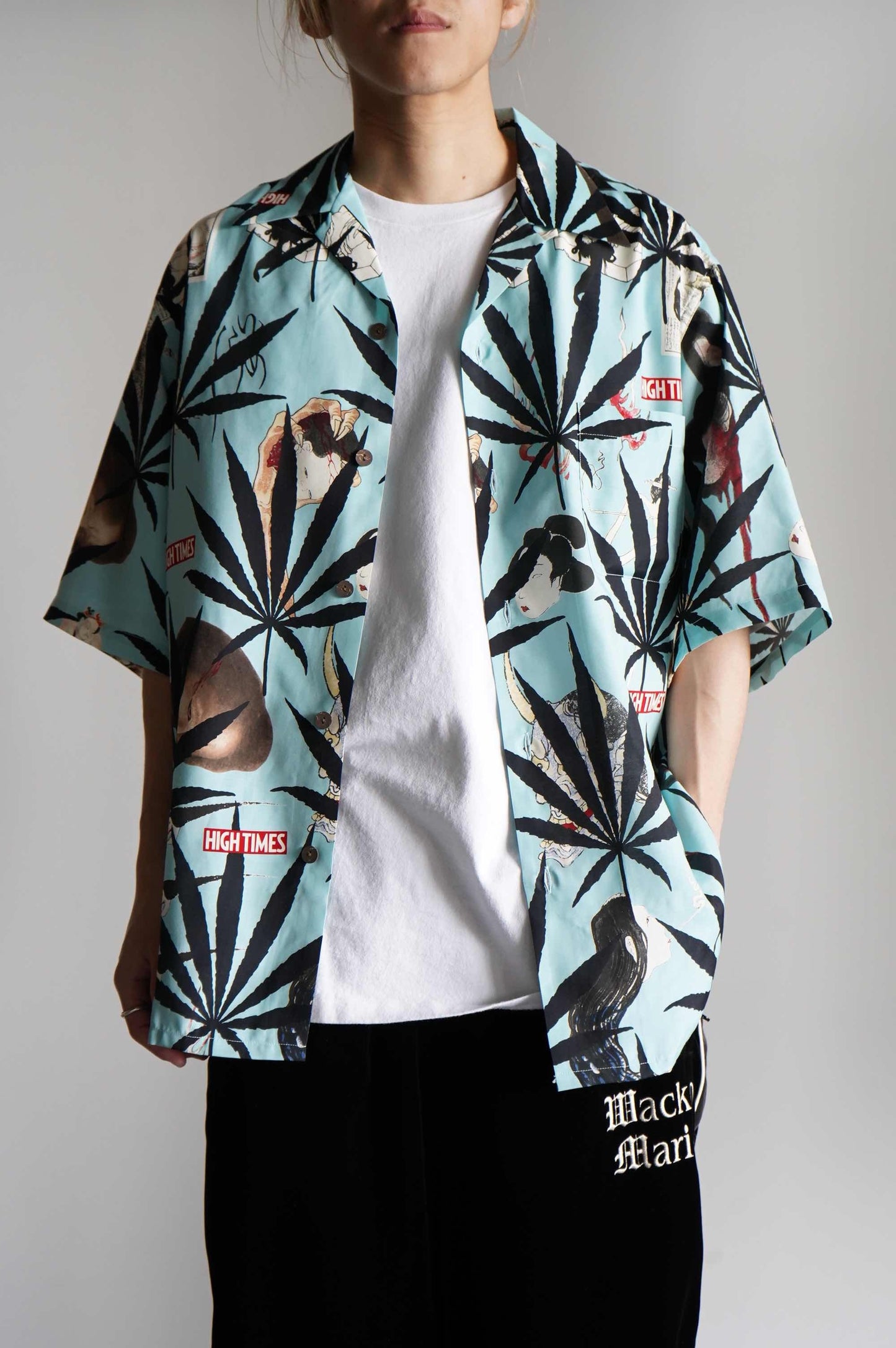 HIGHTIMES / S/S HAWAIIAN SHIRT ( TYPE-2 )