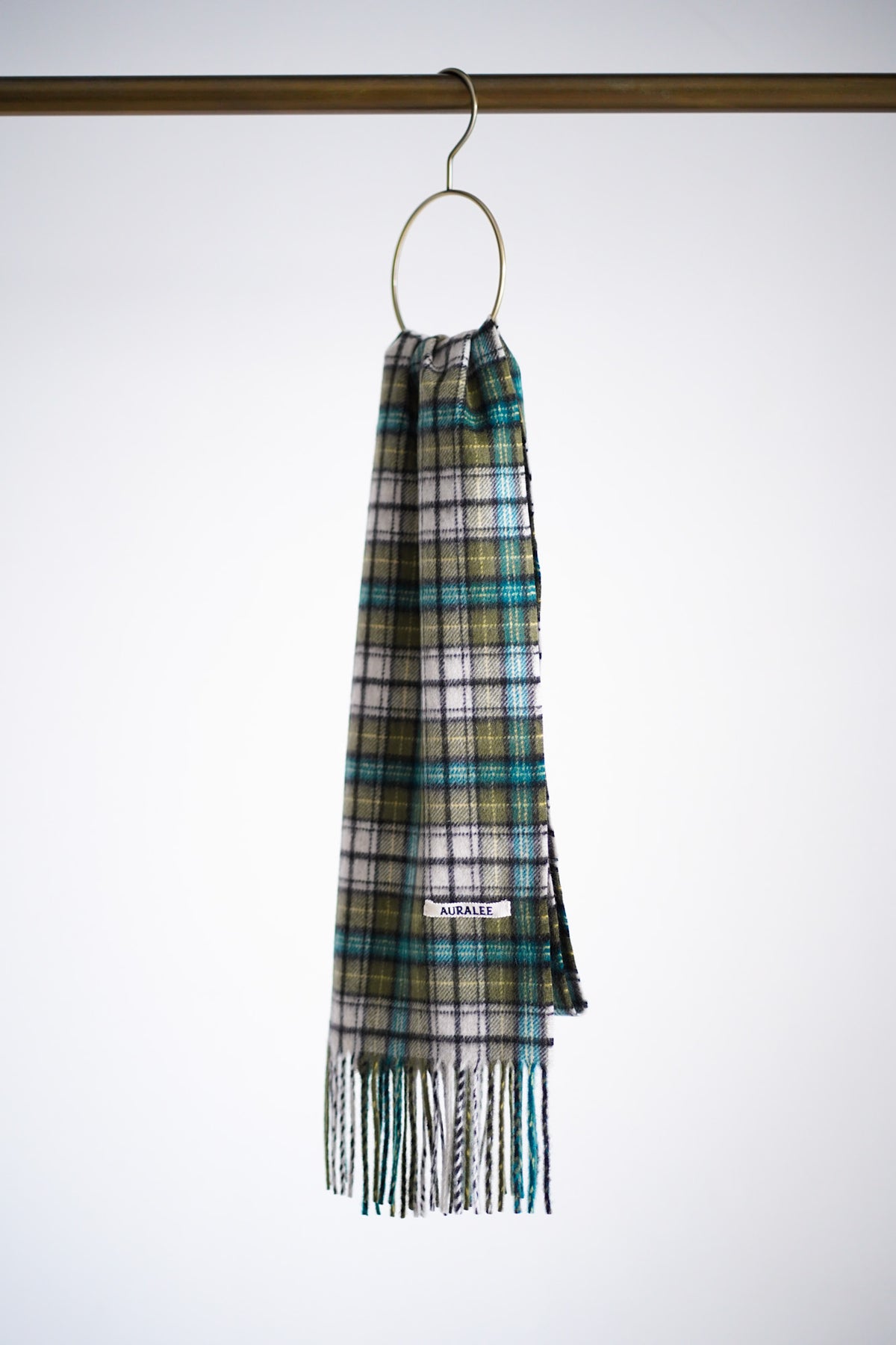 CASHMERE CHECK LONG STOLE